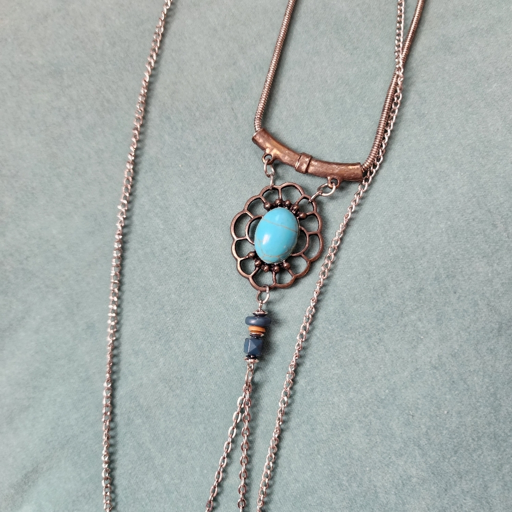 Long boho necklace - Picture 12 of 15